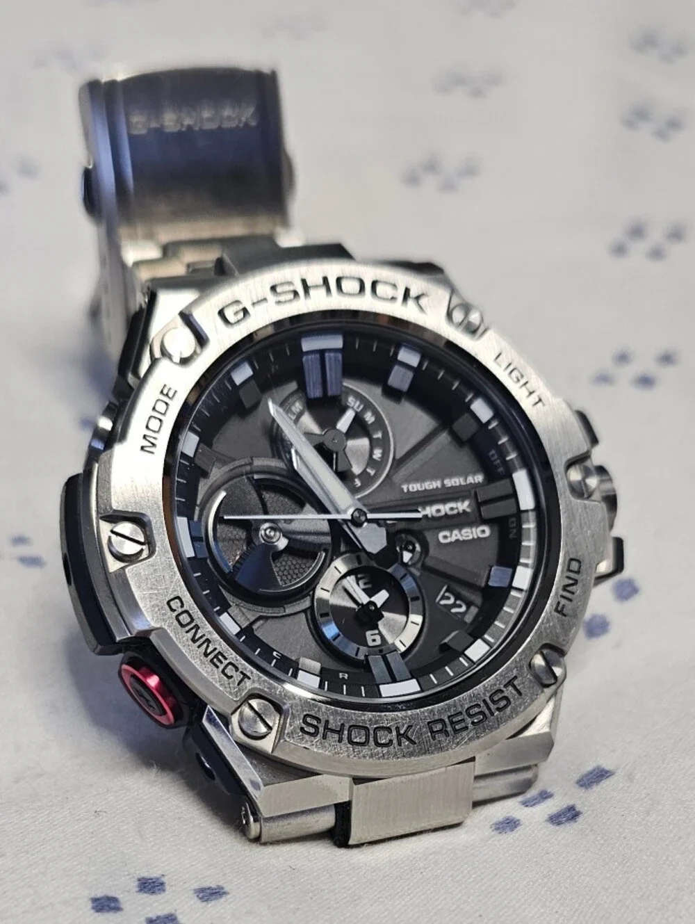 Casio G-Shock GST-B100D-1AJF G-Steel Bluetooth iOS Android Solar Men Wrist Watch